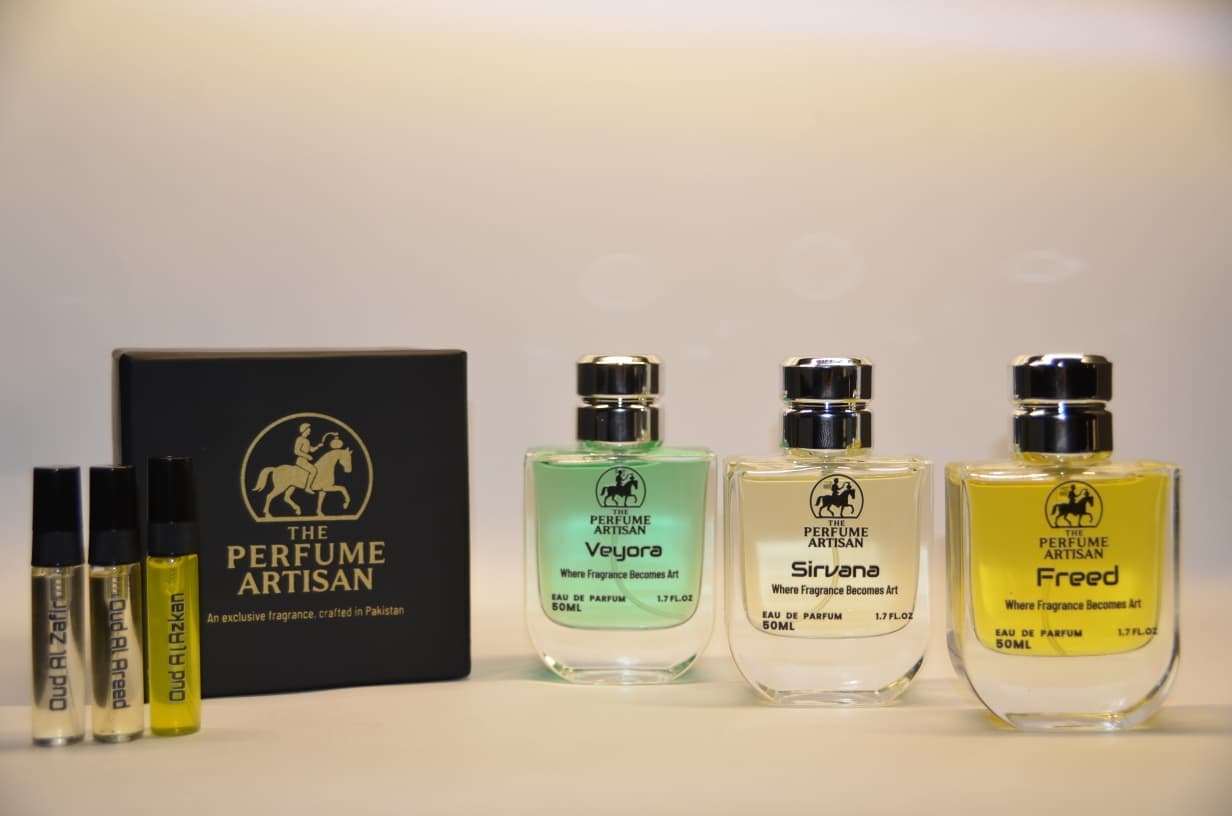 ThePerfumeArtisan three-bottle collection